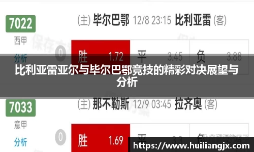 比利亚雷亚尔与毕尔巴鄂竞技的精彩对决展望与分析